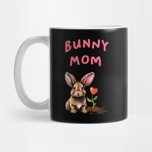 Bunny Mom! Cute Rabbit Design! Mug